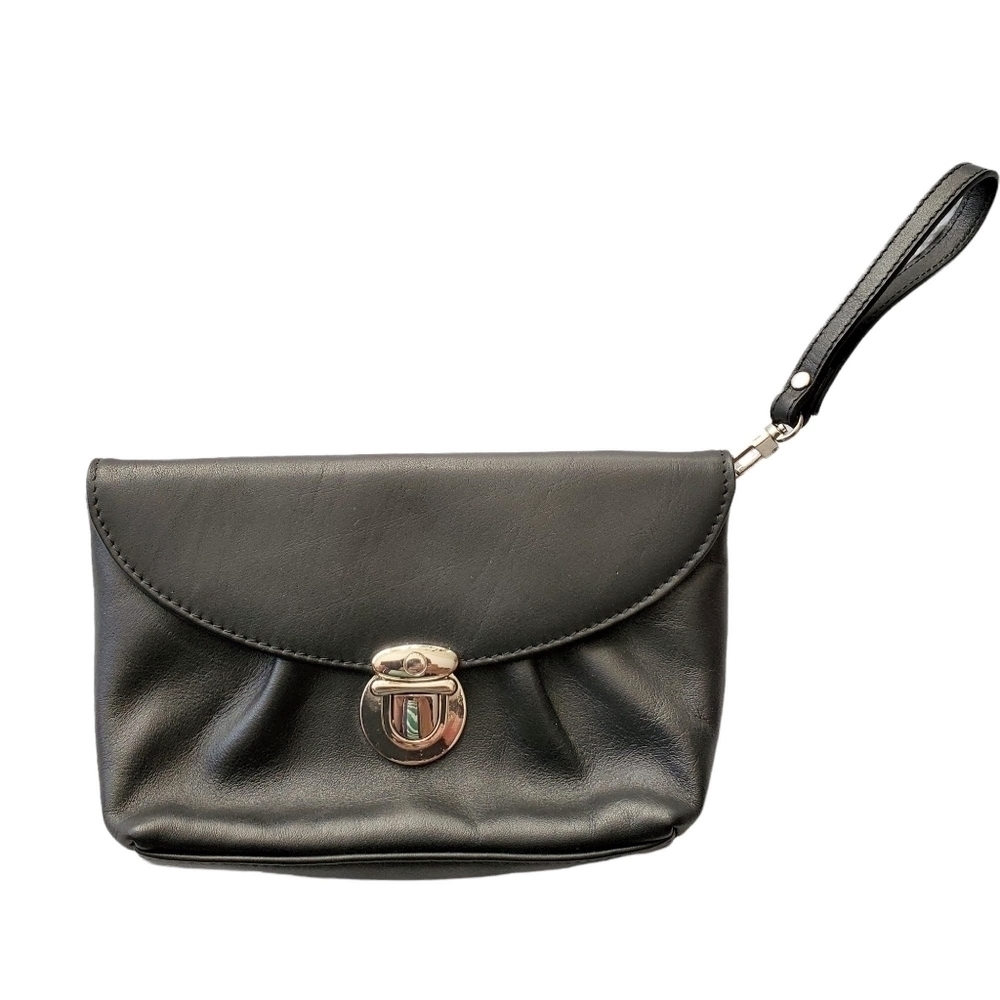 Nwot Danier Genuine Leather Black Wristle